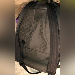 Black Gucci backpack